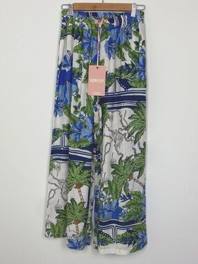 NEW SCANDAL ITALY Linen Blend Pants Sz L